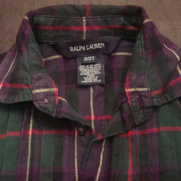 Ralph Lauren Girls Plaid Dress - Picture 2 of 5